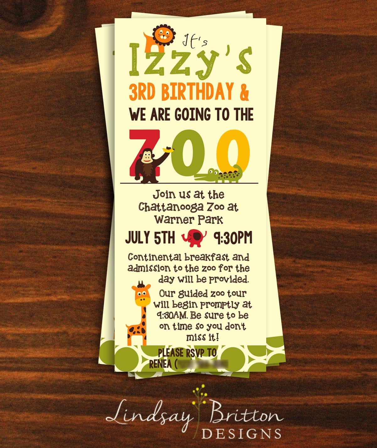 Zoo Birthday Invitations â Gangcraft Net